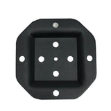 Nuvo Iron 5.25-in x 5.25-in Black Powder Coated Steel Post Connector