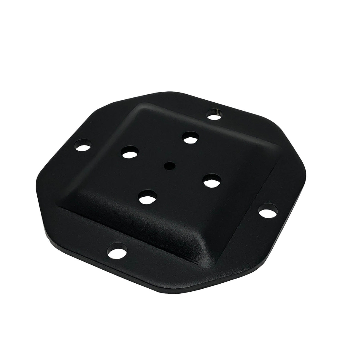 Nuvo Iron 5.25-in x 5.25-in Black Powder Coated Steel Post Connector