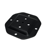 Nuvo Iron 5.25-in x 5.25-in Black Powder Coated Steel Post Connector