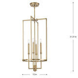 Progress Lighting Elara 4-Light Transitional Chandelier