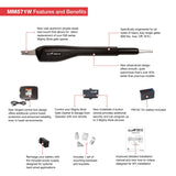 Mighty Mule 18-ft Single Swing Universal Battery Driveway Gate Opener Kit (Solar Compatible)
