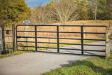 Mighty Mule 18-ft Single Swing Universal Battery Driveway Gate Opener Kit (Solar Compatible)