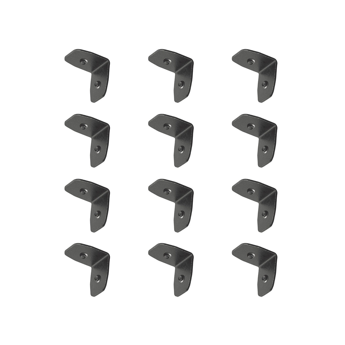 Nuvo Iron 2-in Black Painted Galvanized Steel Rafter Clip (12-Pack)