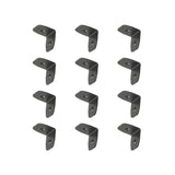 Nuvo Iron 2-in Black Painted Galvanized Steel Rafter Clip (12-Pack)