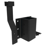 Freedom 9-in x 6.125-in Matte Black Aluminum Fascia Mount Bracket
