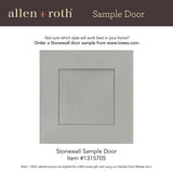 allen + roth Stonewall 21-in W x 34.5-in H x 24-in D Stone 3-Drawer Base Fully Assembled Cabinet (Flat Panel Style)