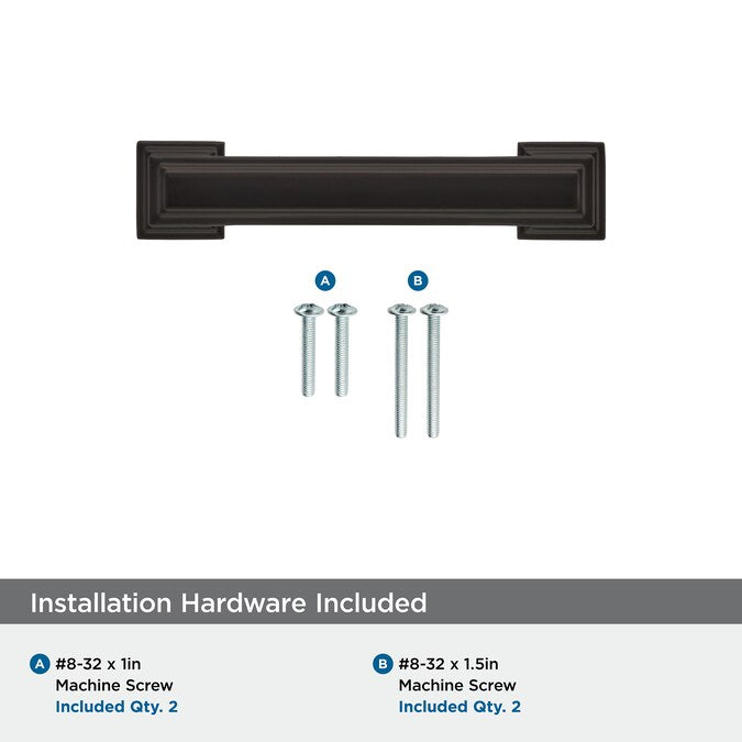 Amerock Appoint (128mm) Center to Center Rectangular Bar Drawer Pull