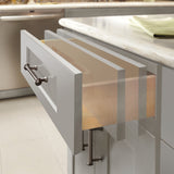 allen + roth Stonewall 15-in W x 34.5-in H x 24-in D Stone 3-Drawer Base Fully Assembled Cabinet (Flat Panel Style)
