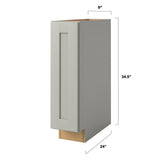 Shenandoah PRO Express Breckenridge 9-in W x 34.5-in H x 24-in D Stone Base Fully Assembled Plywood Cabinet (Recessed Panel Shaker Door Style)