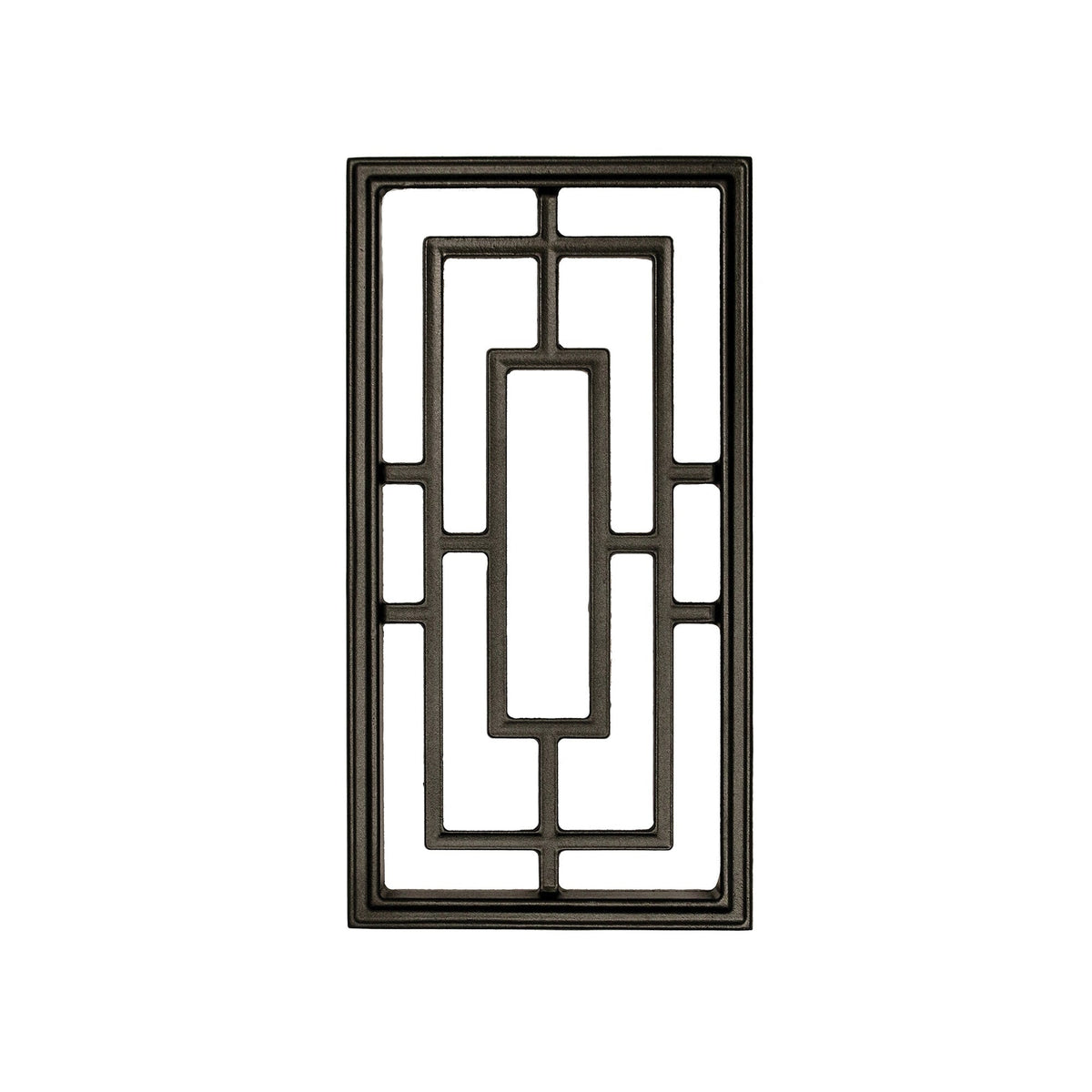 Nuvo Iron 17-in Black Powder Coated Satin Cast Aluminum Gate Insert For Wood Fence