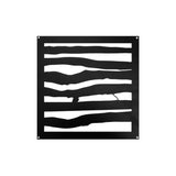 Nuvo Iron 11-in Black Powder Coated Satin Cast Aluminum Gate Insert For Wood Fence