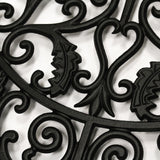 Nuvo Iron 24-in Black Powder Coated Satin Cast Aluminum Gate Insert For Wood Fence