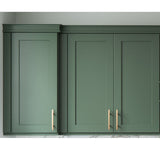 allen + roth Galway 21-in W x 36.125-in H x 12-in D Sage Wall Fully Assembled Cabinet (Flat Panel Shaker Door Style)