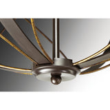Progress Lighting Brandywine 6-Light Antique Bronze Transitional Globe Large Hanging Pendant Light