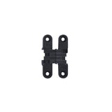 1/2 in. 2-3/8 in. Black E-Coat Invisible Hinge - Super Arbor