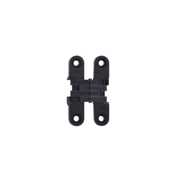 1/2 in. 2-3/8 in. Black E-Coat Invisible Hinge - Super Arbor
