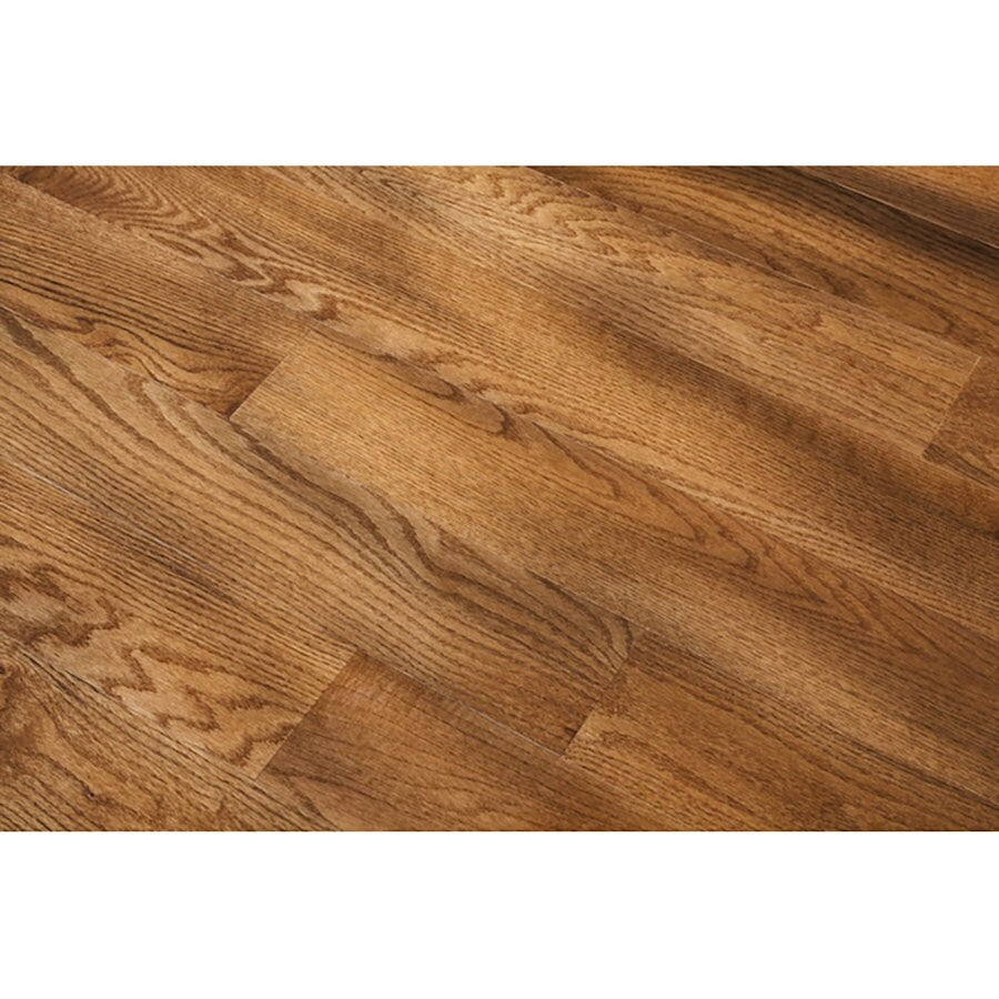 Bruce Frisco Gunstock Oak 5-in W x 3/4-in T x Varying Length Smooth/Traditional Solid Hardwood Flooring (23.5-sq ft / Carton)