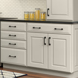 allen + roth Pattingham 18-in W x 34.5-in H x 24-in D Harbor 4-Drawer Base Fully Assembled Cabinet (Raised Panel Style)