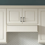 allen + roth Pattingham 33-in W x 18.125-in H x 12-in D Harbor Wall Fully Assembled Cabinet (Raised Panel Square Door Style)