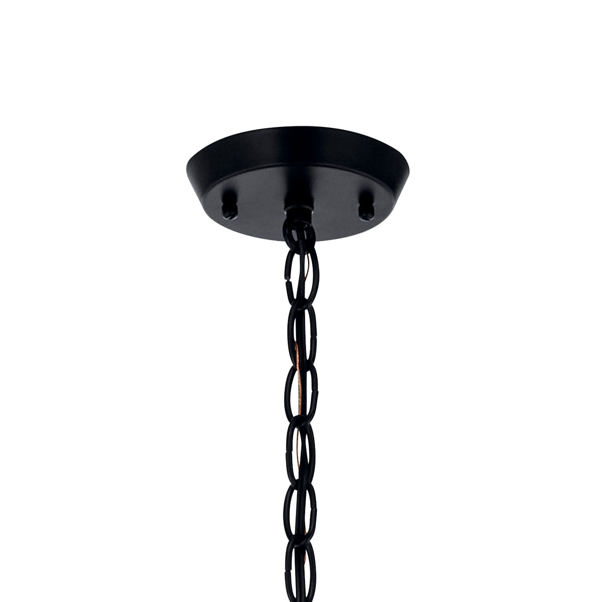 Kichler Kennewick 8-Light Black Traditional Bare Bulb Chandelier