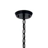 Kichler Kennewick 8-Light Black Traditional Bare Bulb Chandelier