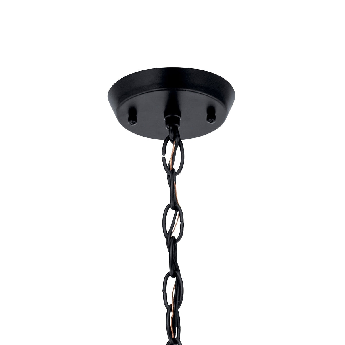 Kichler Kennewick 5-Light Black Traditional Bare Bulb Chandelier