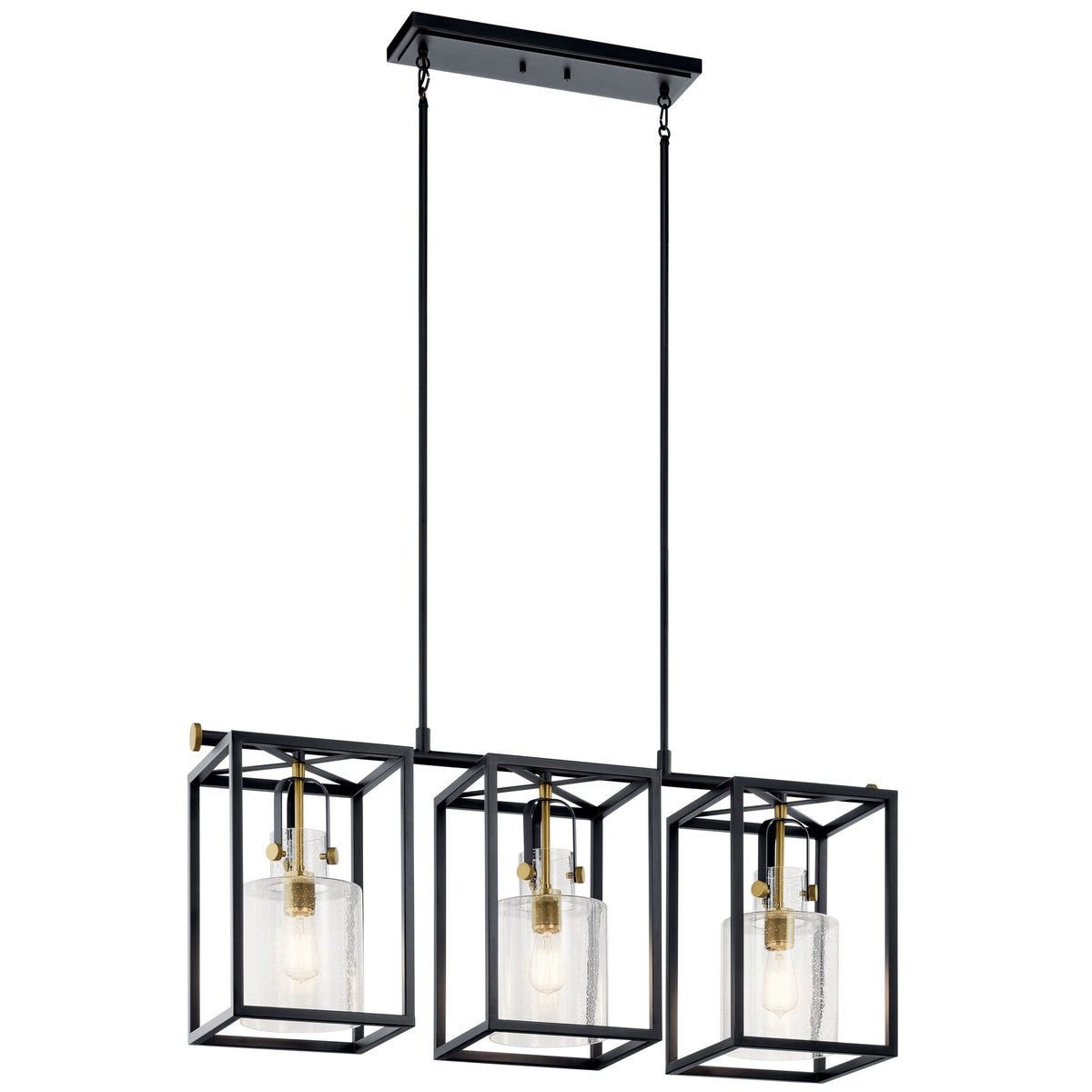 Kichler Kitner 3-Light Industrial Chandelier