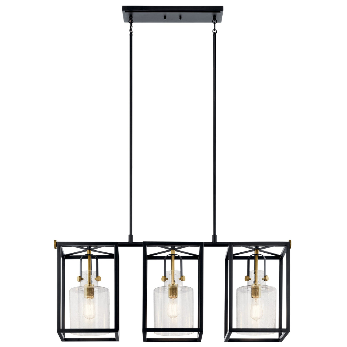Kichler Kitner 3-Light Industrial Chandelier
