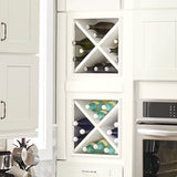 allen + roth Aveley 18-in W x 18-in H x 12-in D Linen Open Cube Organizer Wall Fully Assembled Cabinet (Flat Panel Style)