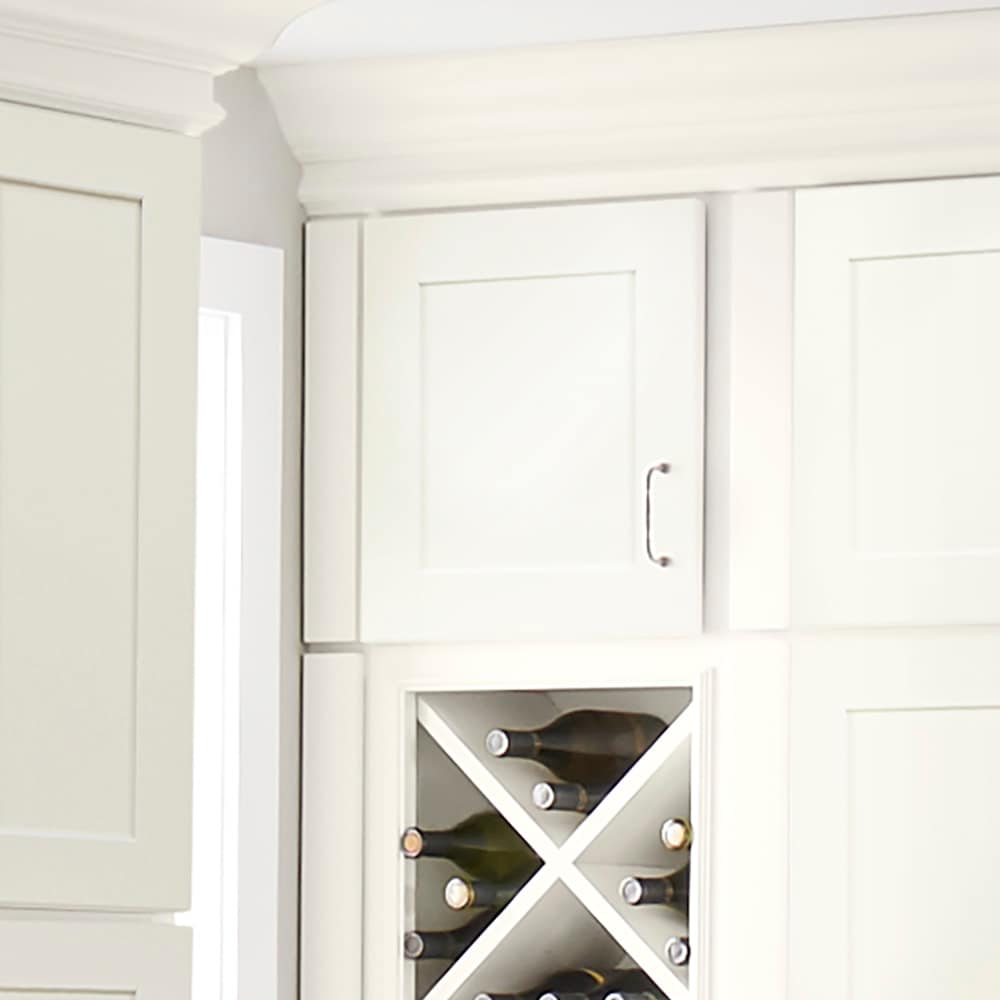 allen + roth Aveley 21-in W x 18.125-in H x 12-in D Linen Wall Fully Assembled Cabinet (Flat Panel Shaker Door Style)