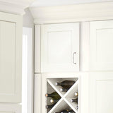 allen + roth Aveley 21-in W x 18.125-in H x 12-in D Linen Wall Fully Assembled Cabinet (Flat Panel Shaker Door Style)