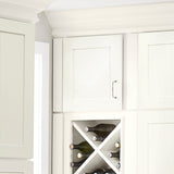allen + roth Aveley 18-in W x 18.125-in H x 12-in D Linen Wall Fully Assembled Cabinet (Flat Panel Shaker Door Style)