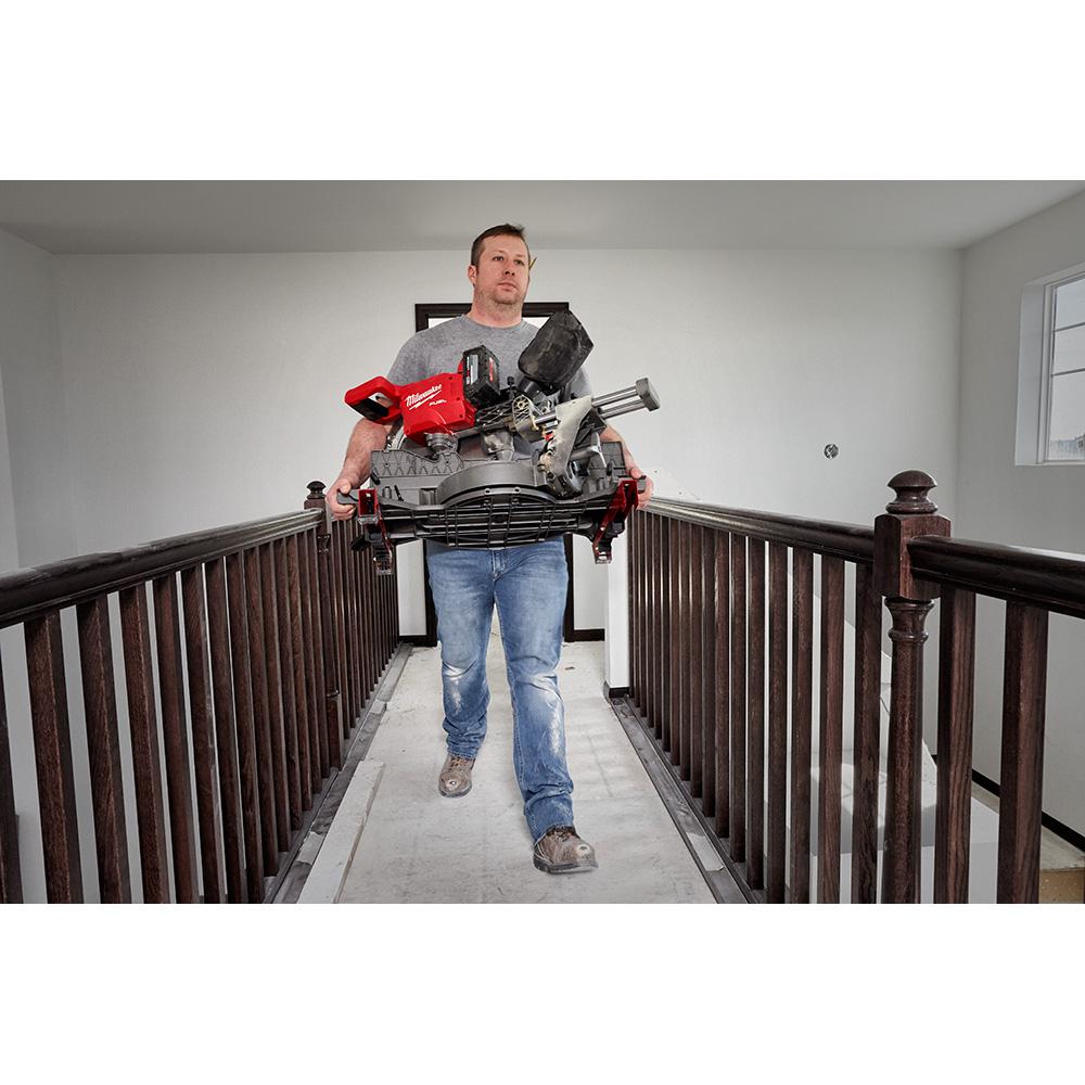 M18 FUEL 18-Volt Lithium-Ion Brushless 12 in. Cordless Dual Bevel Sliding Compound Miter Saw with Jig Saw