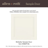 allen + roth McKeller 24-in W x 30.125-in H x 12-in D Linen Diagonal Corner Wall Fully Assembled Cabinet (Flat Panel Square Style)