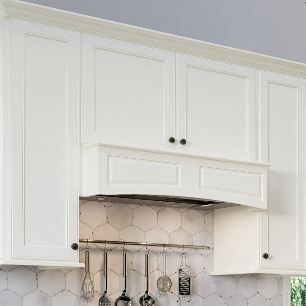 allen + roth McKeller 33-in W x 15.125-in H x 12-in D Linen Wall Fully Assembled Cabinet (Flat Panel Mitered Door Style)