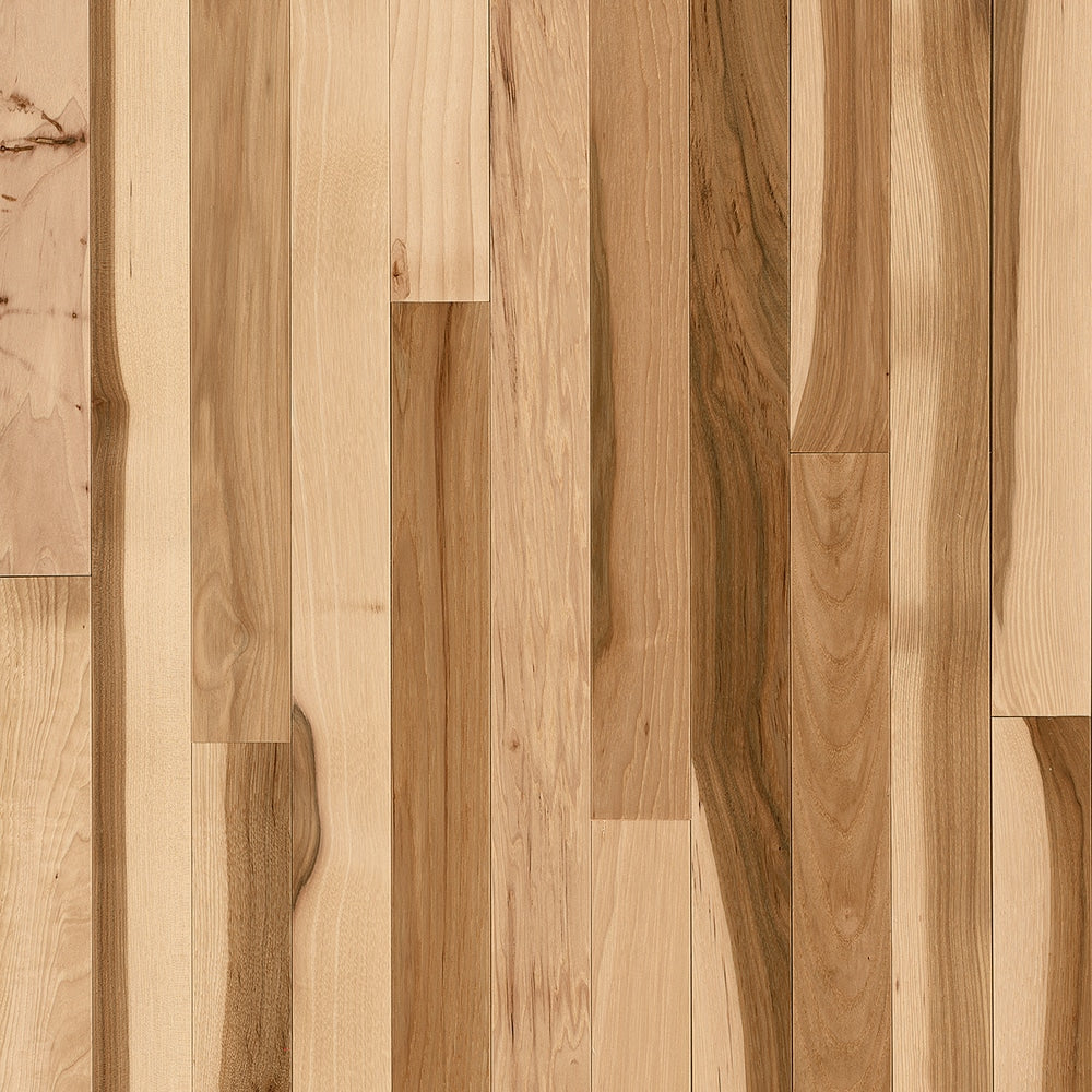Bruce Frisco Country Hickory 2-1/4-in W x 3/4-in T x 84-in Smooth/Traditional Solid Hardwood Flooring (20-sq ft / Carton)