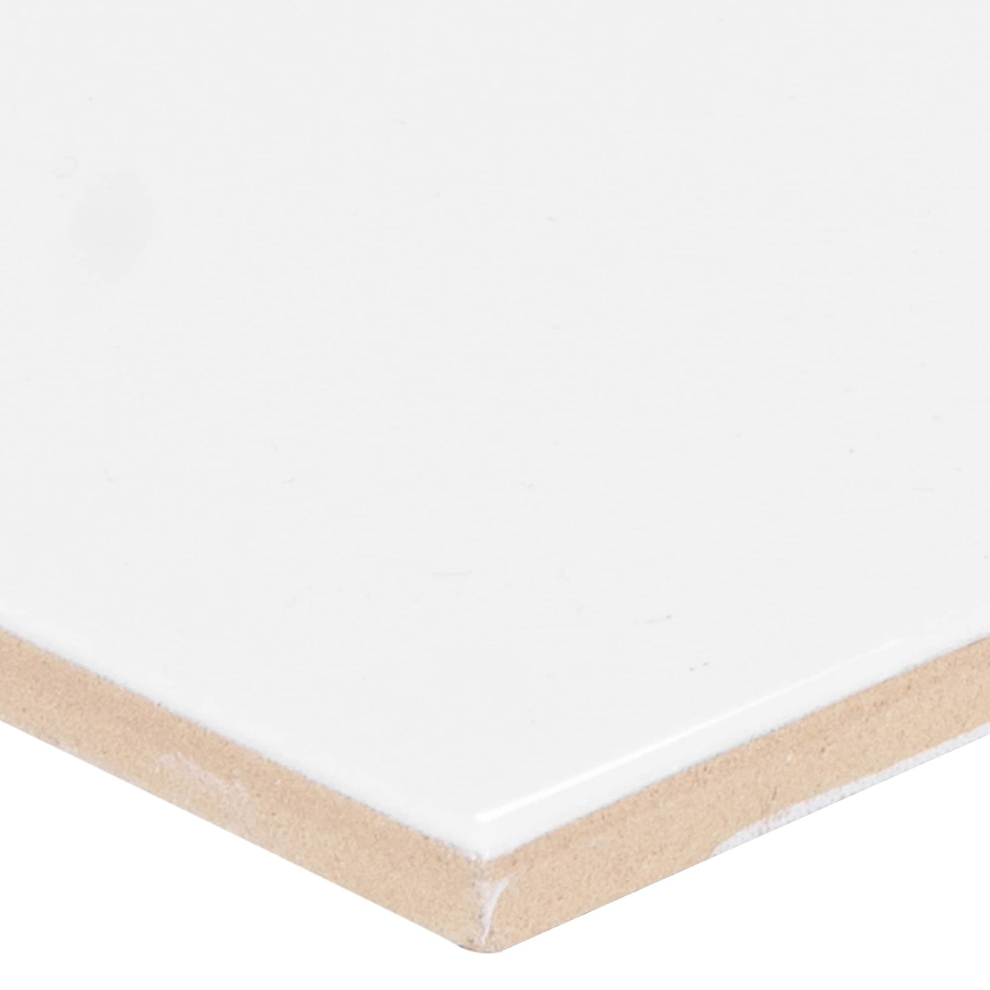 Satori Hudson Brilliant White 4-in x 8-in Glossy Ceramic Subway Wall Tile (0.21-sq. ft/ Piece)