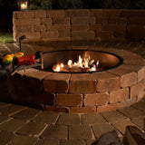 Grand 48 in. Fire Pit Kit in Desert with Cooking Grate - Super Arbor