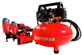 CRAFTSMAN 6-Gallon Single Stage Portable Electric Pancake Air Compressor (3-Tools Included)