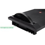 Black Plastic Adjustable Foot Rest for Under Desk - Super Arbor