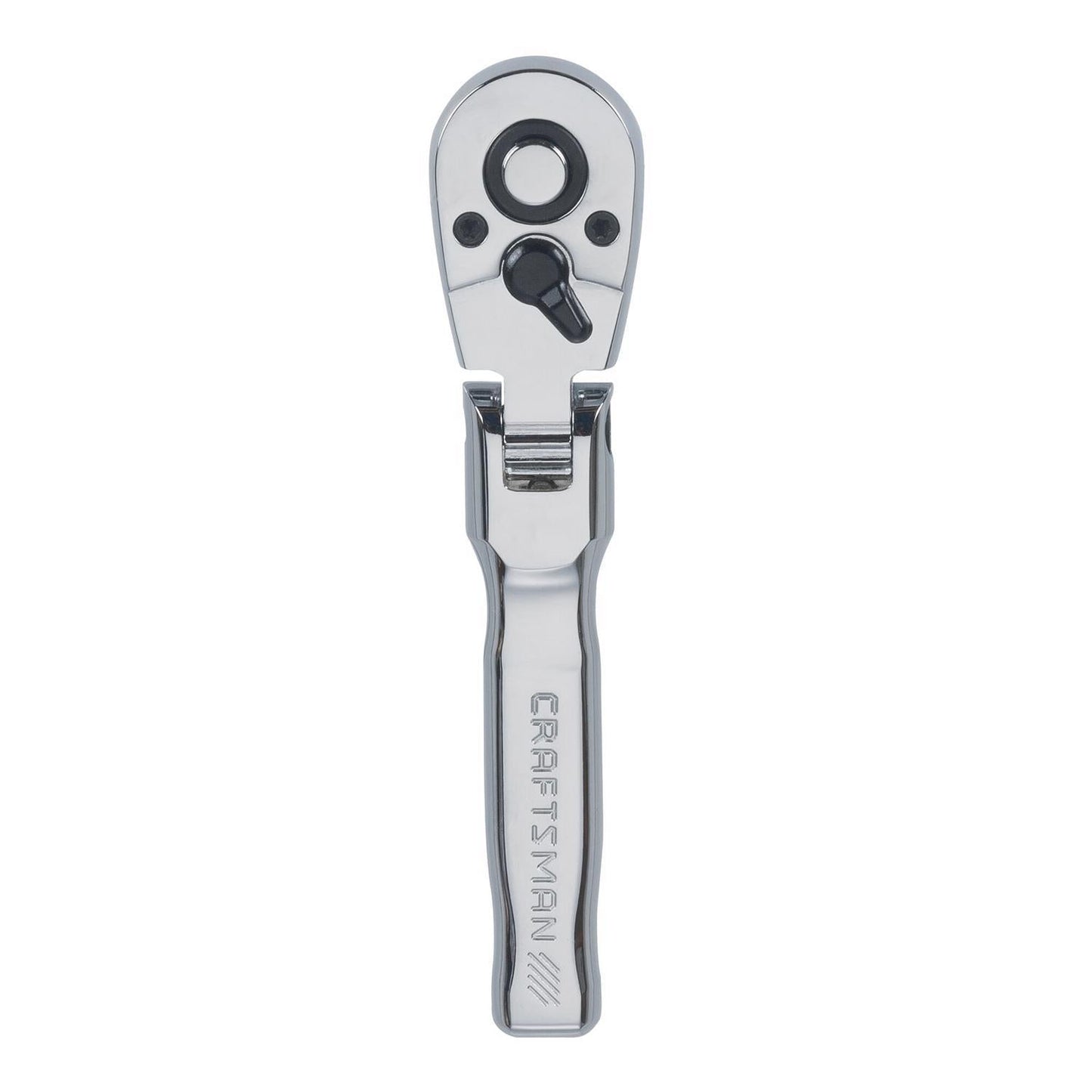 Craftsman 3/8 in. Drive Metric and SAE Flex Head Stubby Ratchet, 72 Teeth