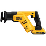 20-Volt MAX Lithium-Ion Cordless Compact Reciprocating Saw with Battery 2Ah, Charger and Kit Bag and Bonus Battery 5.0Ah - Super Arbor