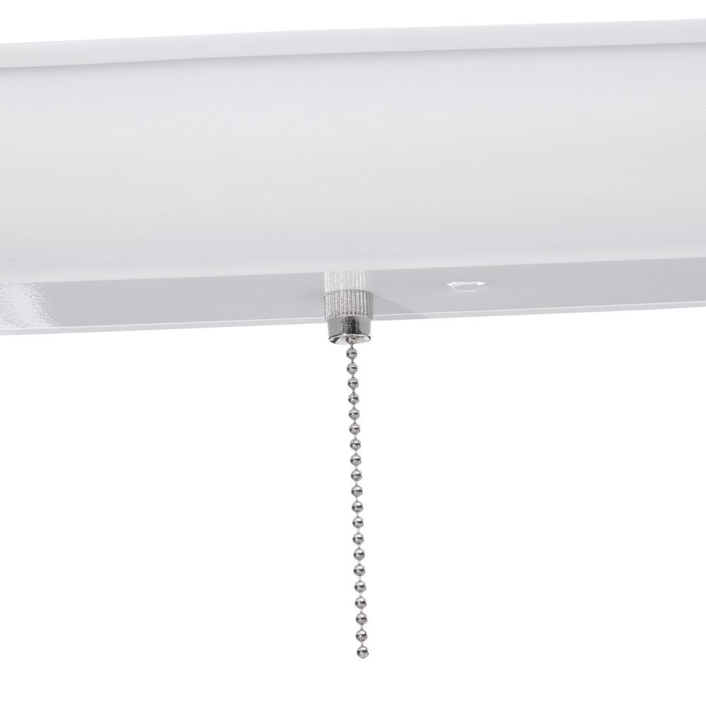 1-Light White Fluorescent Ceiling Closet Flushmount - Super Arbor