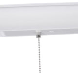 1-Light White Fluorescent Ceiling Closet Flushmount - Super Arbor