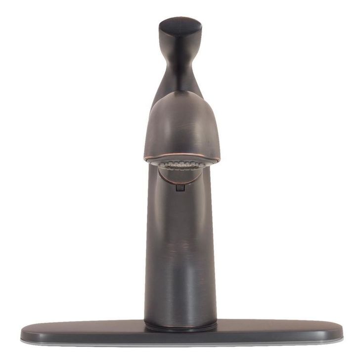 Topia Oil Rubbed Bronze 1-Handle Deck-Mount Pull-Out Handle Kitchen Faucet
