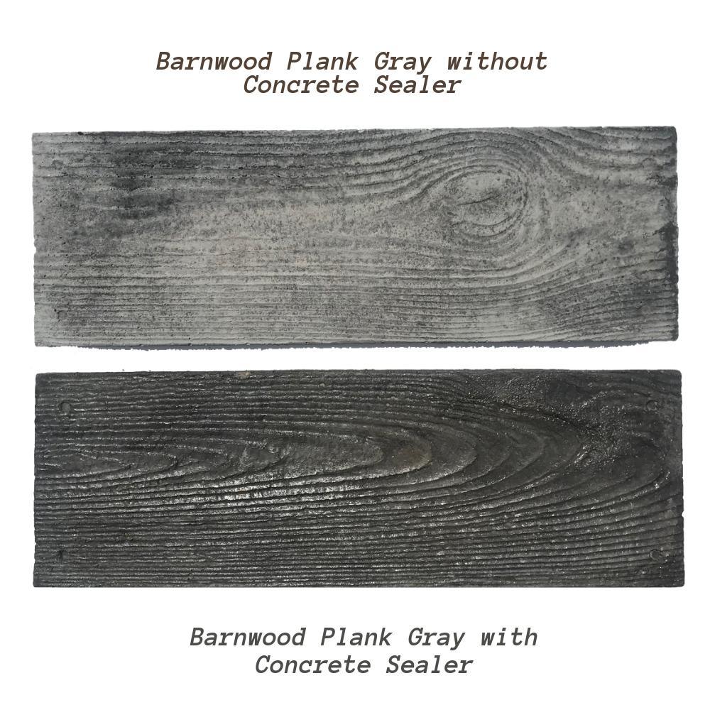 75 sq. ft. Gray Barnwood Plank Patio-On-A-Pallet Paver Set - Super Arbor