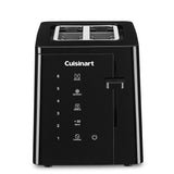 Touchscreen 2-Slice Black Wide Slot Toaster