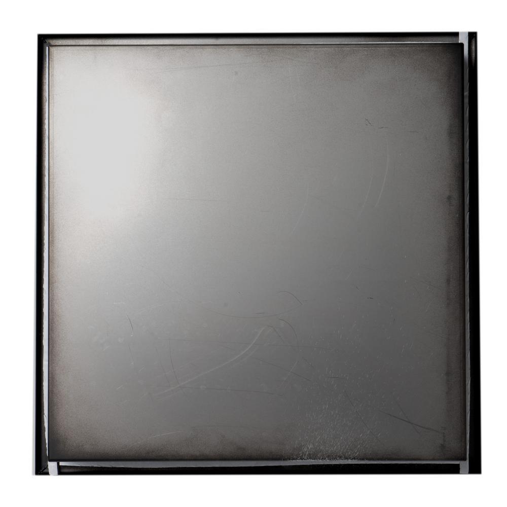 Matte Black 16 in. x 16 in. Stainless Steel Niche - Super Arbor