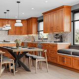 Home Decorators Collection Newport 18 in. W x 12 in. D x 42 in. H Assembled Plywood Wall Kitchen Cabinet in Cinnamon with Soft Close