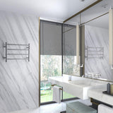 Glow 4-Bar Electric Towel Warmer in Brushed Nickel - Super Arbor